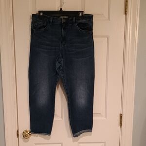 Wit & Wisdom Mid Wash Cropped Ankle Jeans